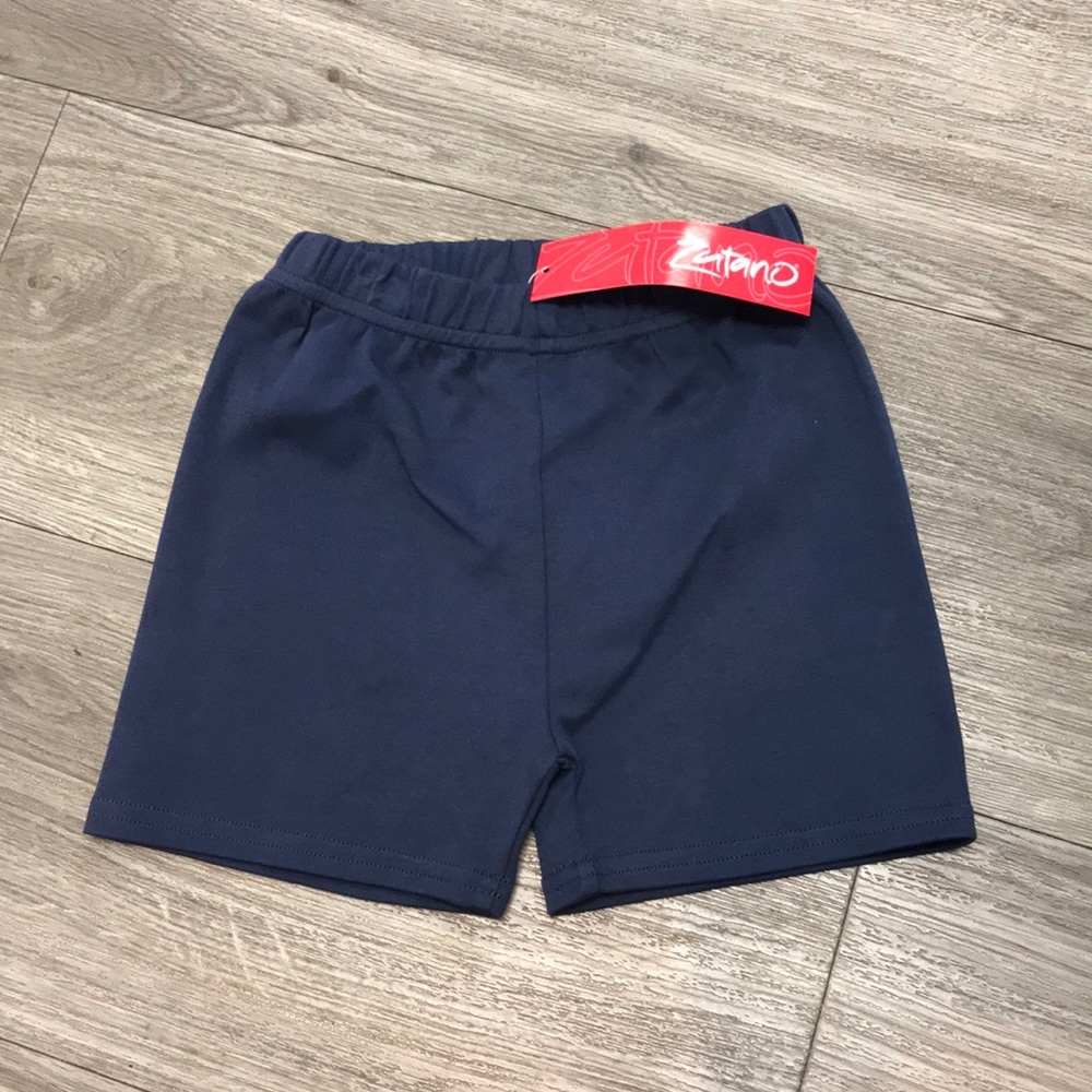 Zutano Primary Solid Shorts 18m in navy  NWT